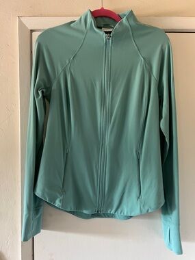 Athleta Mint Green Active Jacket 
Women’s medium Tall.